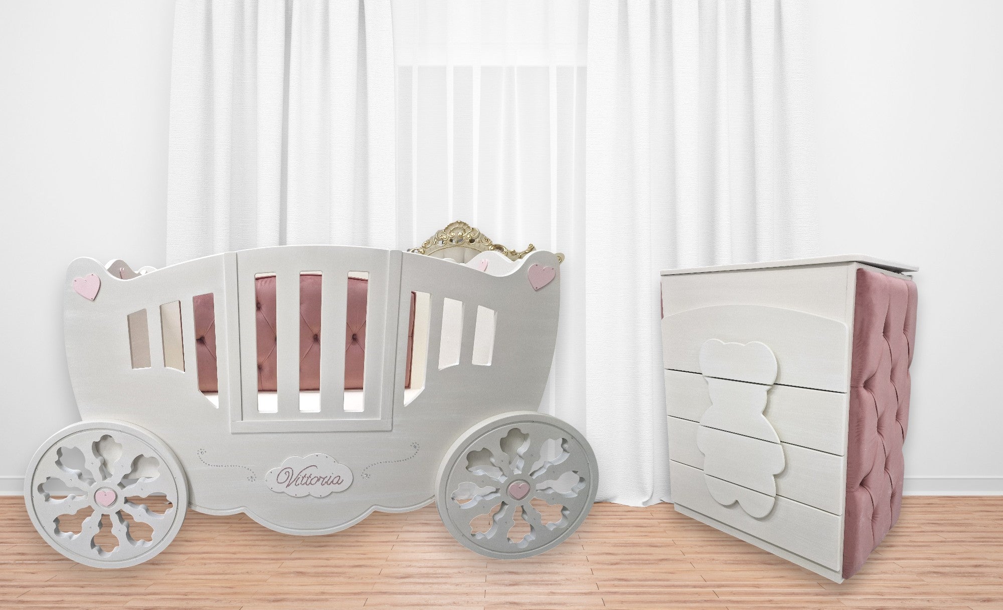 Lettino Carrozza Contemporaneo