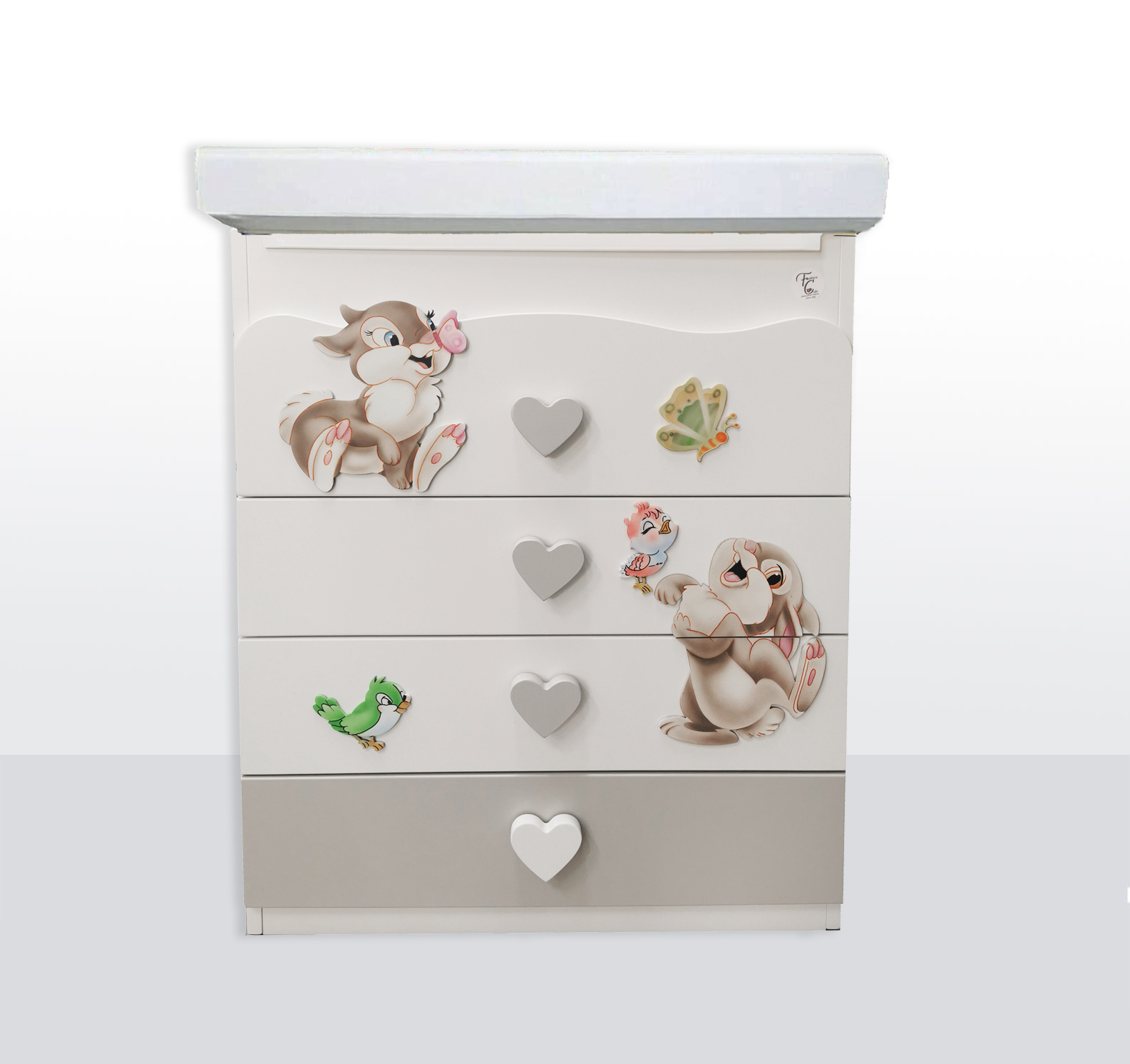 Bagnetto Fasciatoio Coniglietti